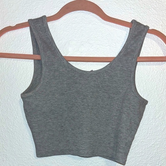 cute gray tube top , worn twice 💝 - Picture 2 of 3